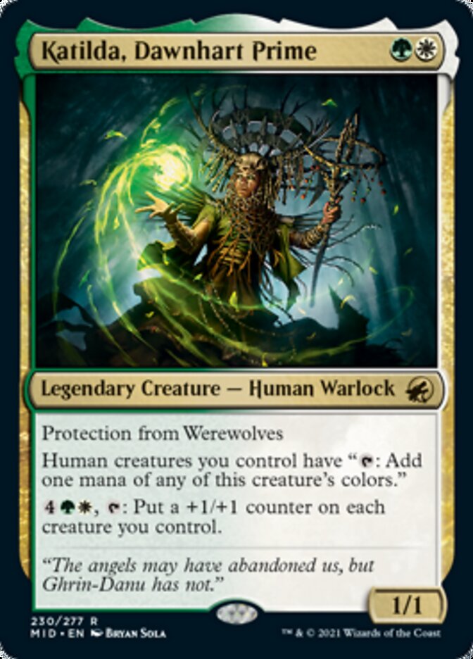 Katilda, Dawnhart Prime [Innistrad: Midnight Hunt] MTG Single Magic: The Gathering | Red Claw Gaming