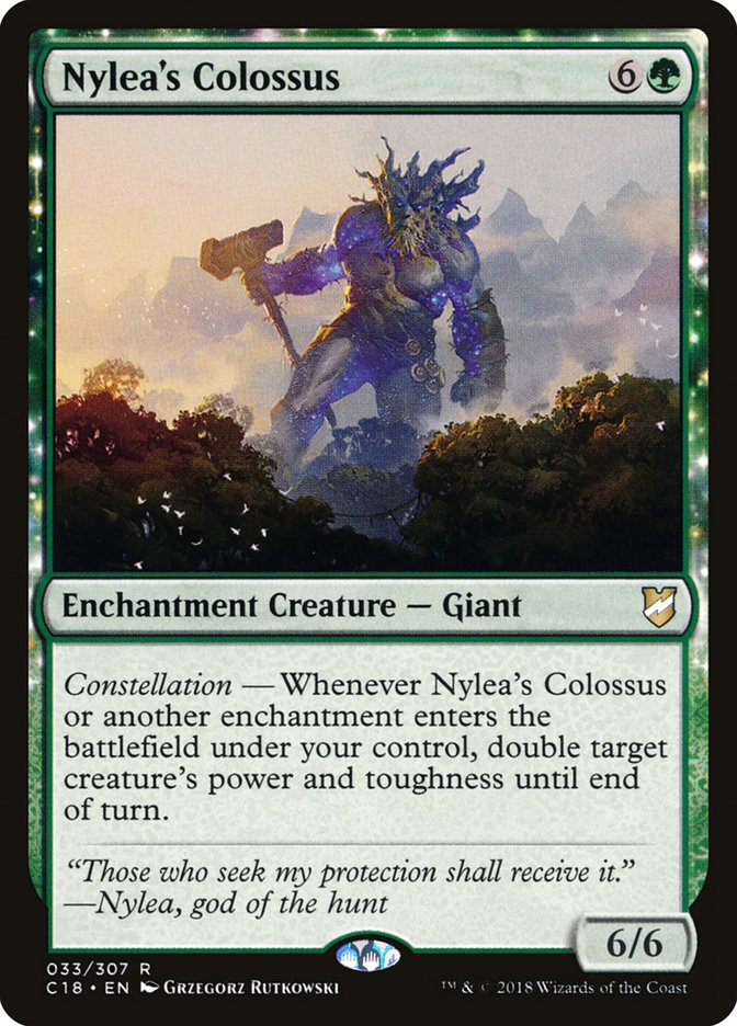 Nylea's Colossus [Commander 2018] MTG Single Magic: The Gathering | Red Claw Gaming