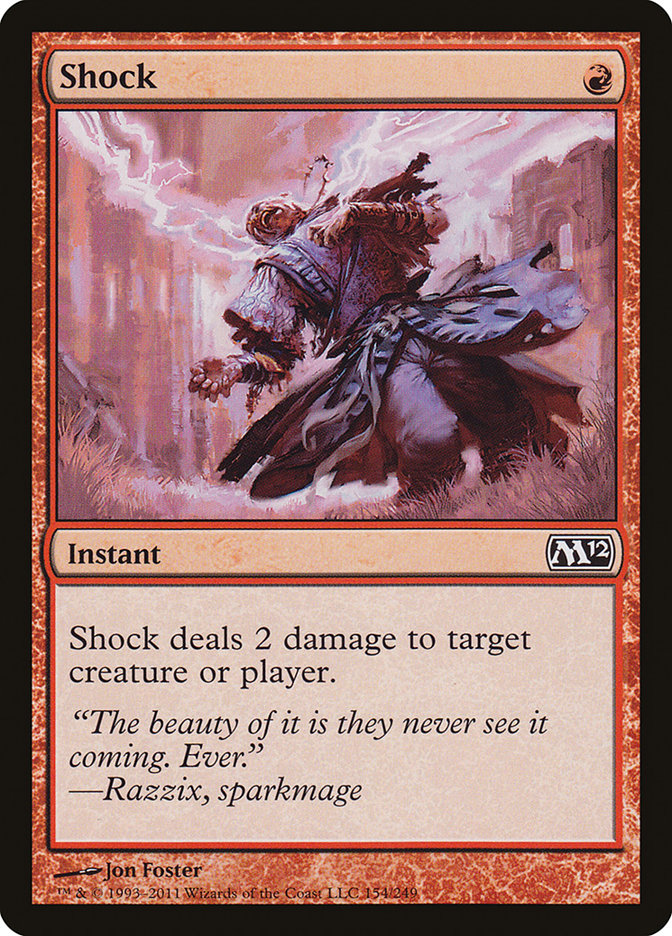 Shock [Magic 2012] MTG Single Magic: The Gathering | Red Claw Gaming