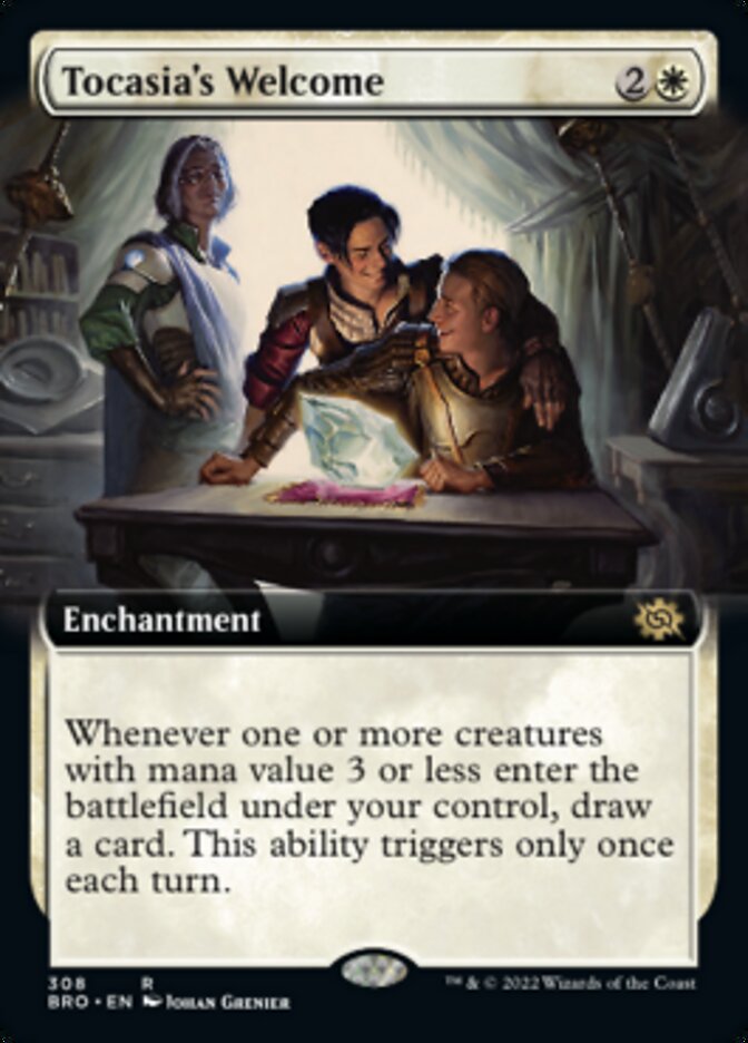 Tocasia's Welcome (Extended Art) [The Brothers' War] MTG Single Magic: The Gathering | Red Claw Gaming