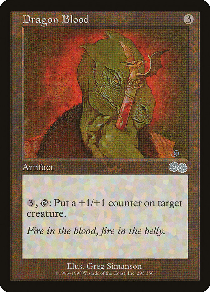 Dragon Blood [Urza's Saga] MTG Single Magic: The Gathering | Red Claw Gaming