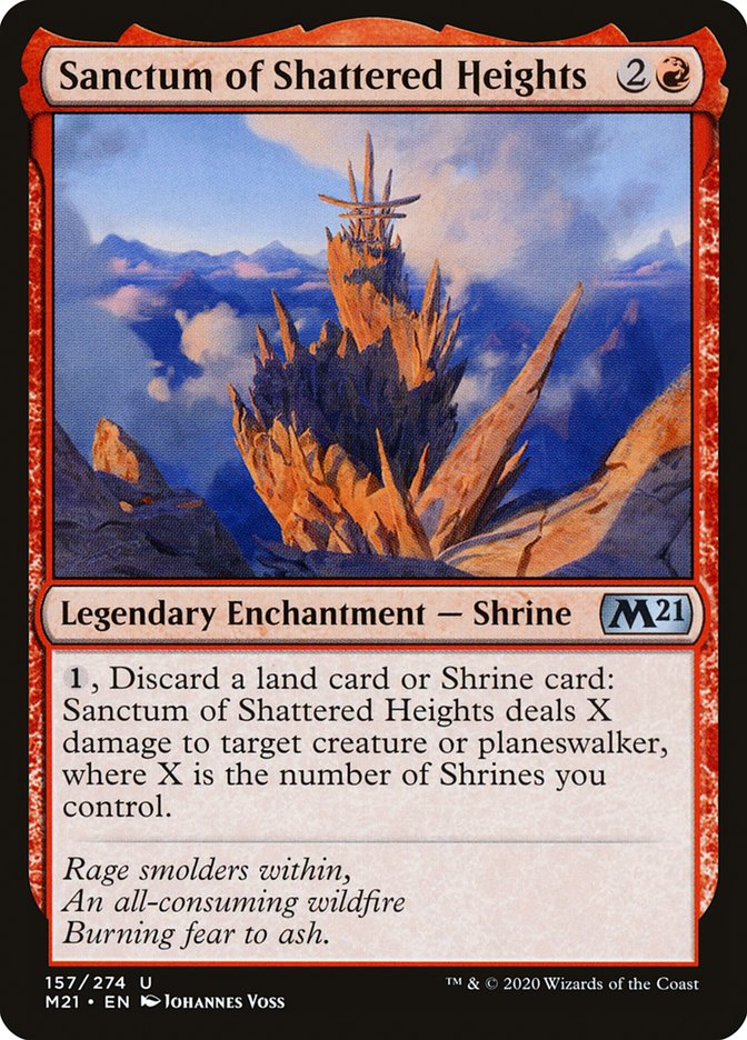 Sanctum of Shattered Heights [Core Set 2021] MTG Single Magic: The Gathering | Red Claw Gaming