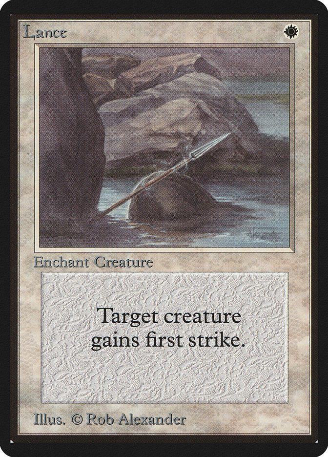 Lance [Beta Edition] MTG Single Magic: The Gathering | Red Claw Gaming