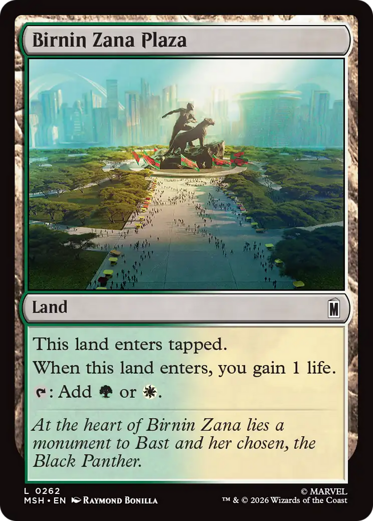Birnin Zana Plaza [Marvel Super Heroes] | Red Claw Gaming