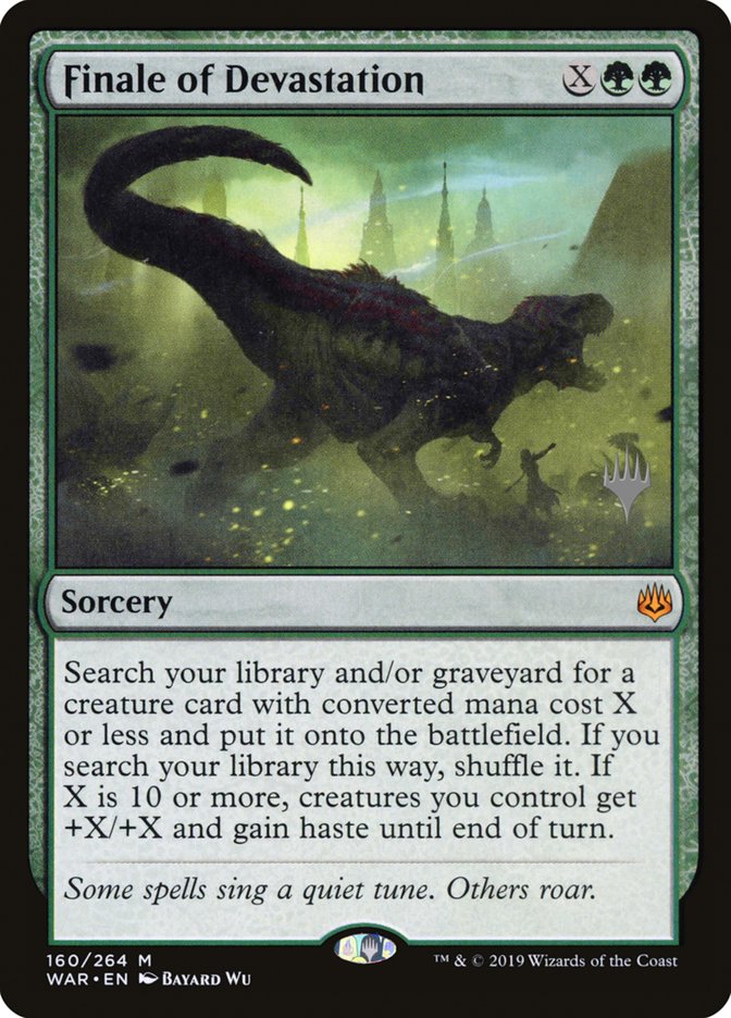 Finale of Devastation (Promo Pack) [War of the Spark Promos] MTG Single Magic: The Gathering | Red Claw Gaming