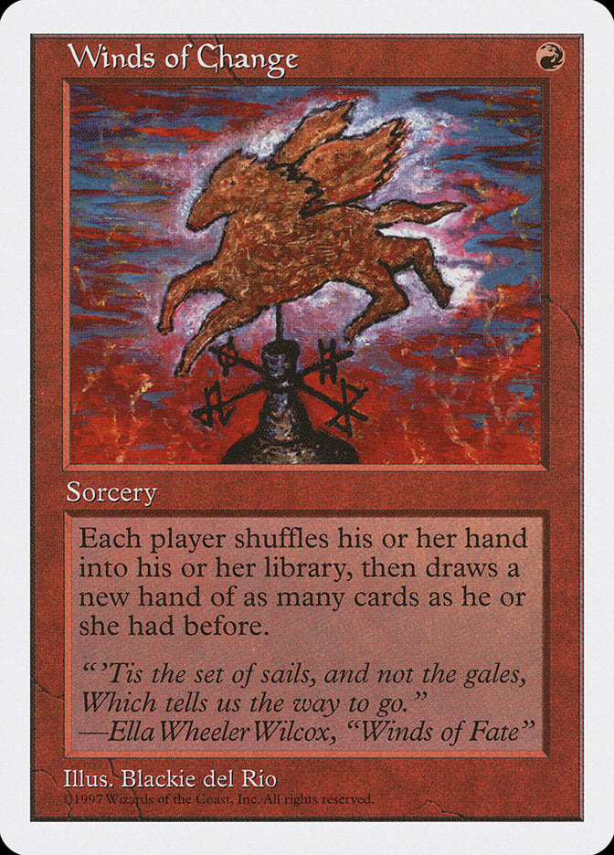 Winds of Change [Fifth Edition] MTG Single Magic: The Gathering | Red Claw Gaming