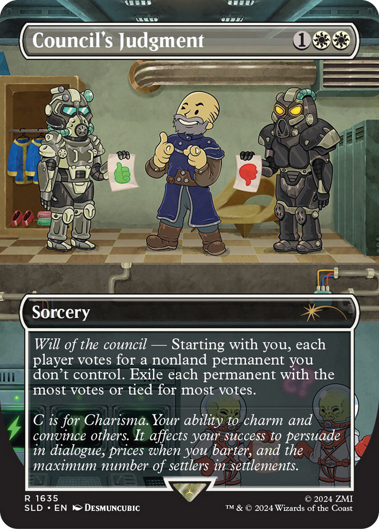 Council's Judgment (Rainbow Foil) [Secret Lair Drop Series] MTG Single Magic: The Gathering | Red Claw Gaming