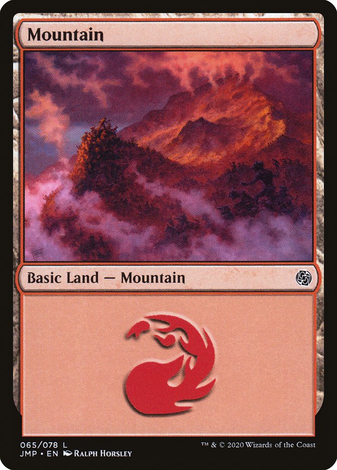 Mountain (65) [Jumpstart] MTG Single Magic: The Gathering | Red Claw Gaming