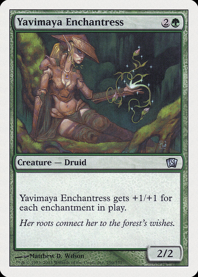 Yavimaya Enchantress [Eighth Edition] MTG Single Magic: The Gathering | Red Claw Gaming