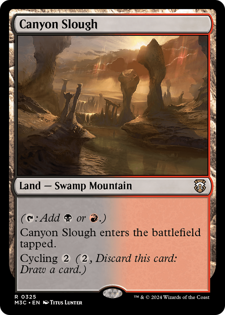 Canyon Slough [Modern Horizons 3 Commander] MTG Single Magic: The Gathering | Red Claw Gaming