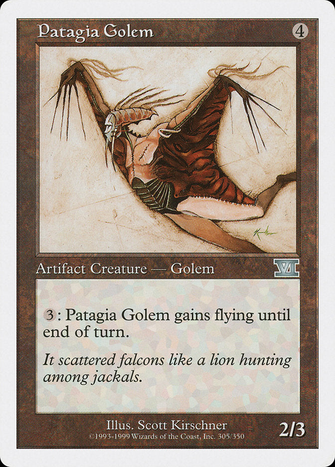 Patagia Golem [Classic Sixth Edition] MTG Single Magic: The Gathering | Red Claw Gaming
