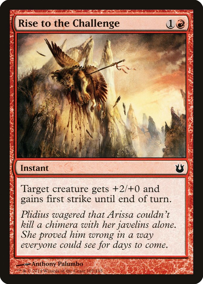 Rise to the Challenge [Born of the Gods] MTG Single Magic: The Gathering | Red Claw Gaming