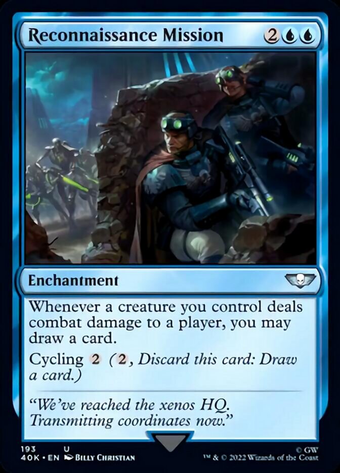 Reconnaissance Mission (Surge Foil) [Warhammer 40,000] MTG Single Magic: The Gathering | Red Claw Gaming