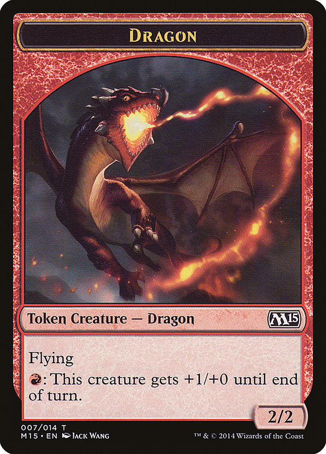 Dragon Token [Magic 2015 Tokens] MTG Single Magic: The Gathering | Red Claw Gaming