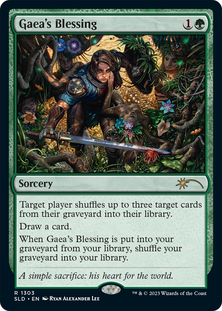 Gaea's Blessing [Secret Lair Drop Series] MTG Single Magic: The Gathering | Red Claw Gaming