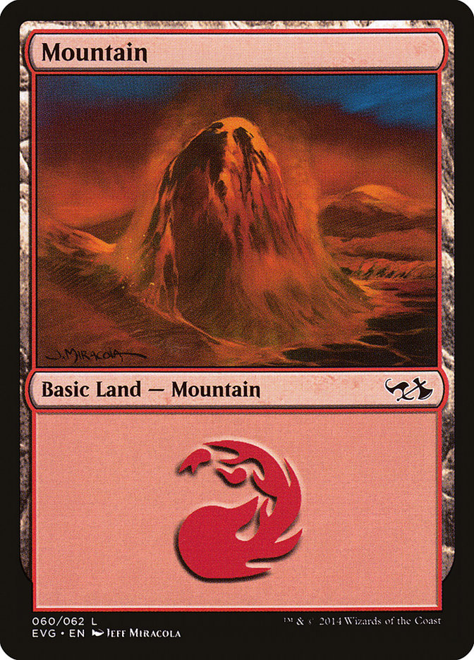 Mountain (60) (Elves vs. Goblins) [Duel Decks Anthology] MTG Single Magic: The Gathering | Red Claw Gaming