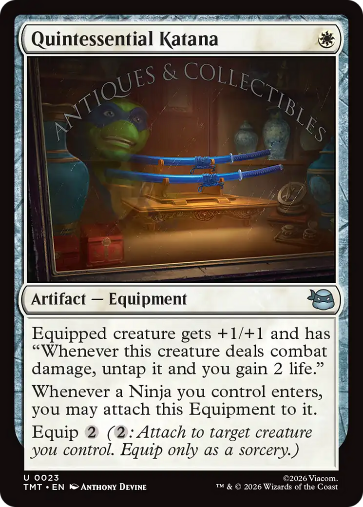 Quintessential Katana [Teenage Mutant Ninja Turtles] MTG Single Magic: The Gathering | Red Claw Gaming