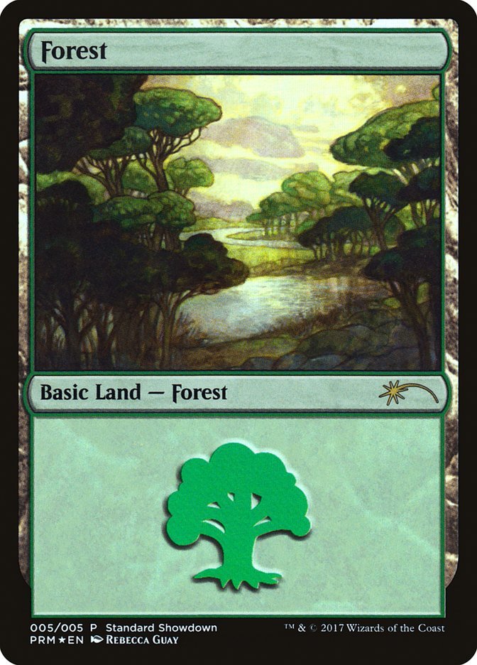 Forest (Rebecca Guay) [Standard Showdown Promos] MTG Single Magic: The Gathering | Red Claw Gaming