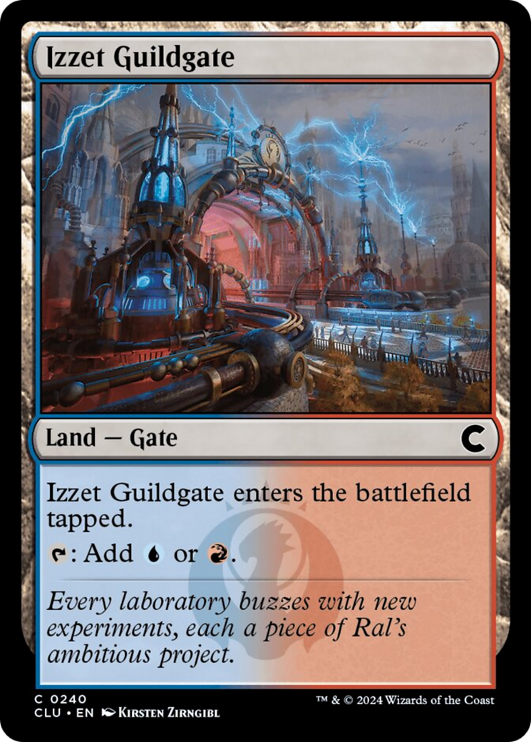 Izzet Guildgate [Ravnica: Clue Edition] MTG Single Magic: The Gathering | Red Claw Gaming