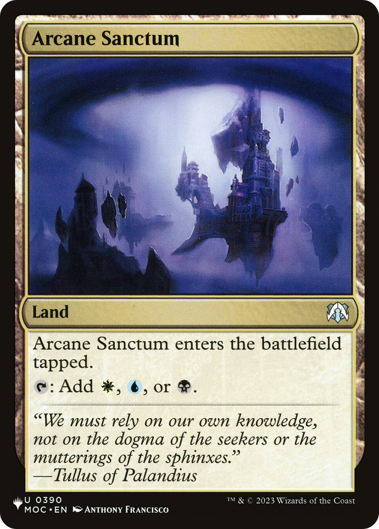 Arcane Sanctum (MOC) [The List] MTG Single Magic: The Gathering | Red Claw Gaming