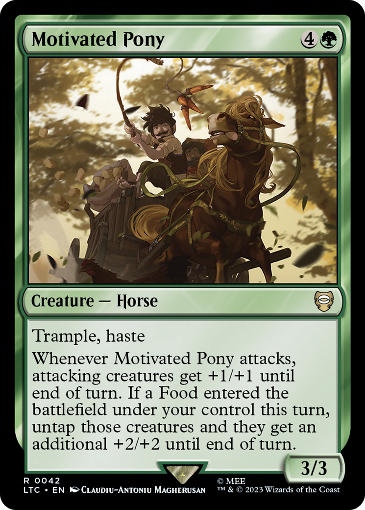 Motivated Pony [The Lord of the Rings: Tales of Middle-Earth Commander] MTG Single Magic: The Gathering | Red Claw Gaming