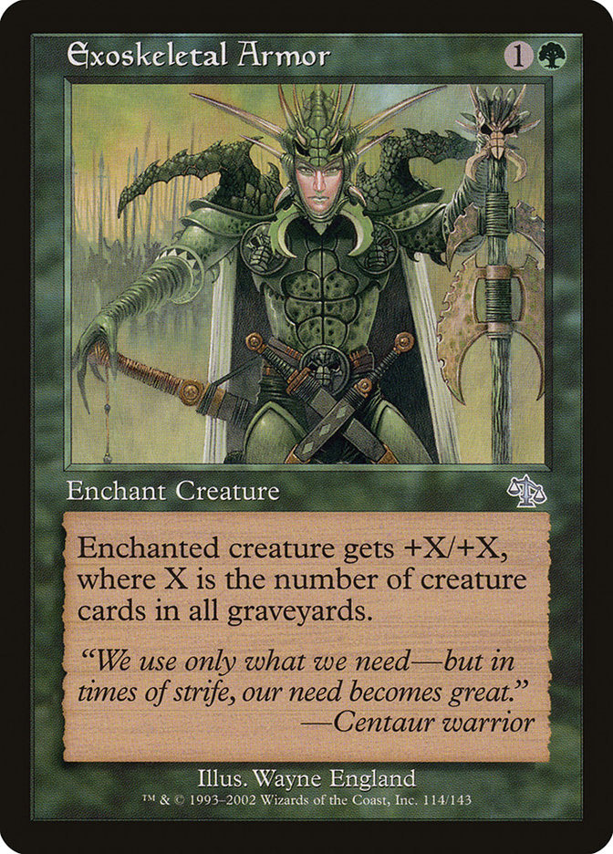 Exoskeletal Armor [Judgment] MTG Single Magic: The Gathering | Red Claw Gaming