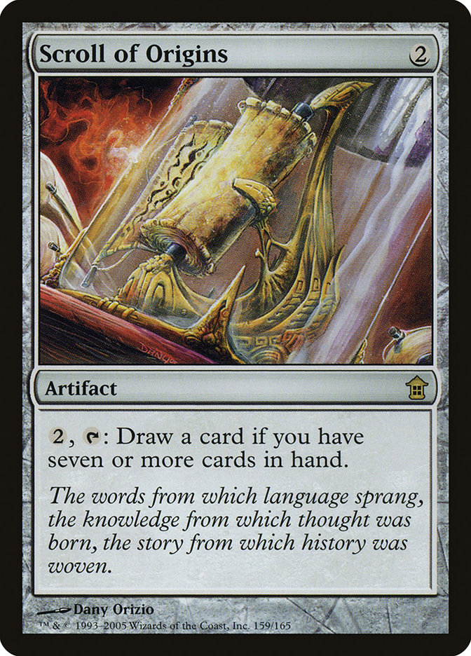 Scroll of Origins [Saviors of Kamigawa] MTG Single Magic: The Gathering    | Red Claw Gaming