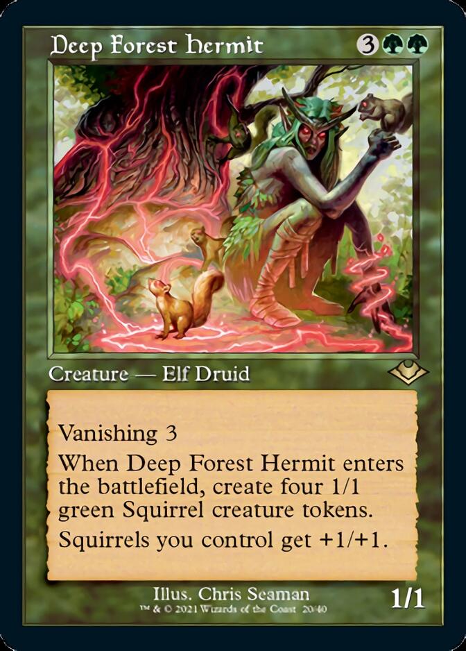 Deep Forest Hermit (Retro Foil Etched) [Modern Horizons] MTG Single Magic: The Gathering    | Red Claw Gaming