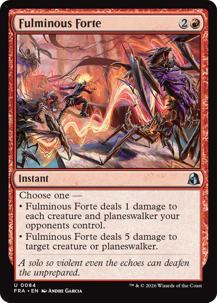 Fulminous Forte [Reality Fracture] | Red Claw Gaming