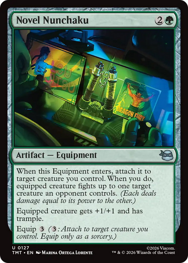 Novel Nunchaku [Teenage Mutant Ninja Turtles] MTG Single Magic: The Gathering | Red Claw Gaming