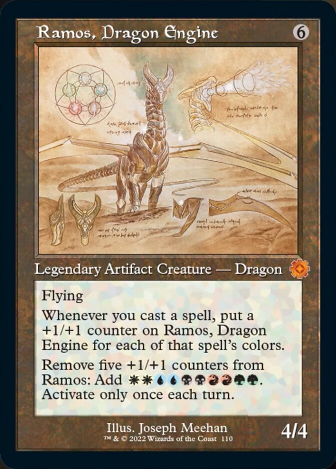 Ramos, Dragon Engine (Retro Schematic) [The Brothers' War Retro Artifacts] MTG Single Magic: The Gathering | Red Claw Gaming