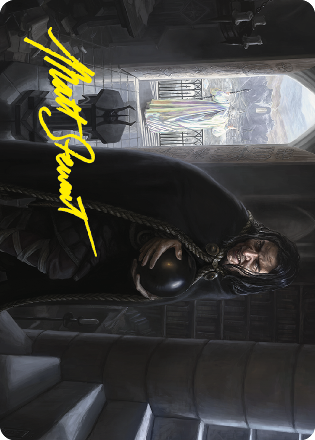 Grima, Saruman's Footman Art Card (Gold-Stamped Signature) [The Lord of the Rings: Tales of Middle-earth Art Series] MTG Single Magic: The Gathering | Red Claw Gaming