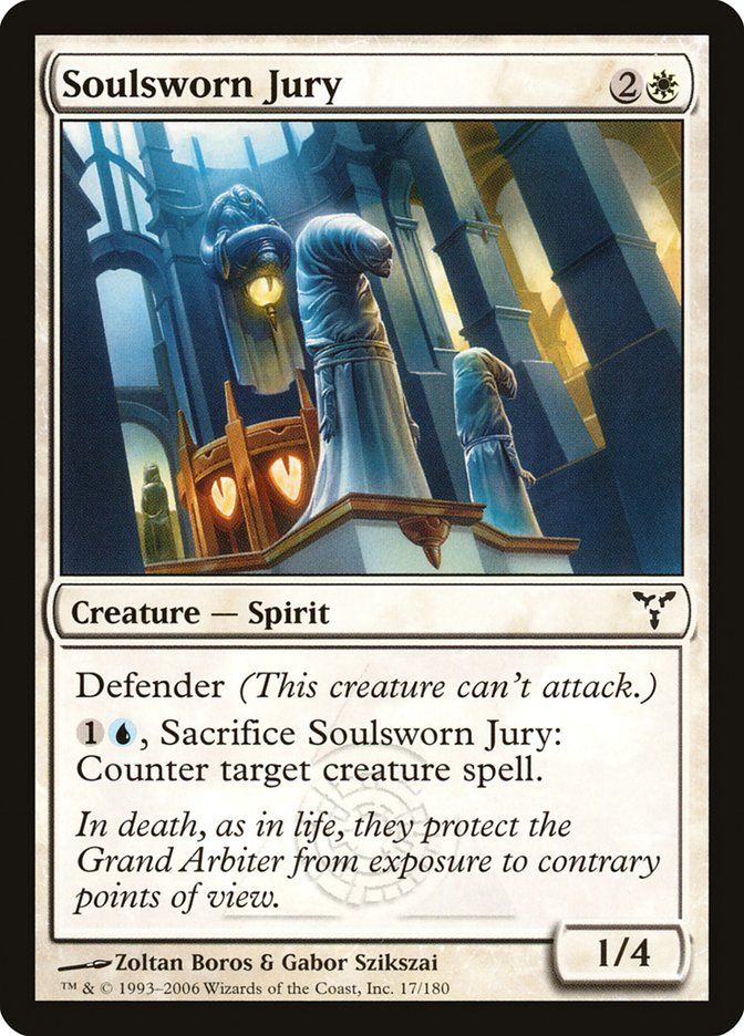Soulsworn Jury [Dissension] MTG Single Magic: The Gathering | Red Claw Gaming