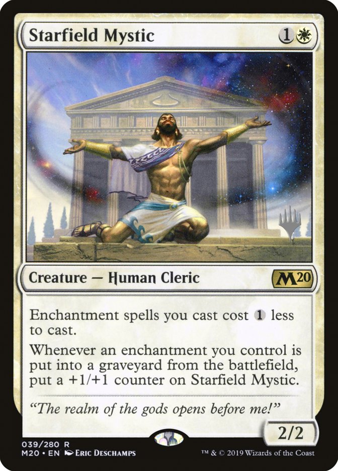 Starfield Mystic (Promo Pack) [Core Set 2020 Promos] MTG Single Magic: The Gathering | Red Claw Gaming