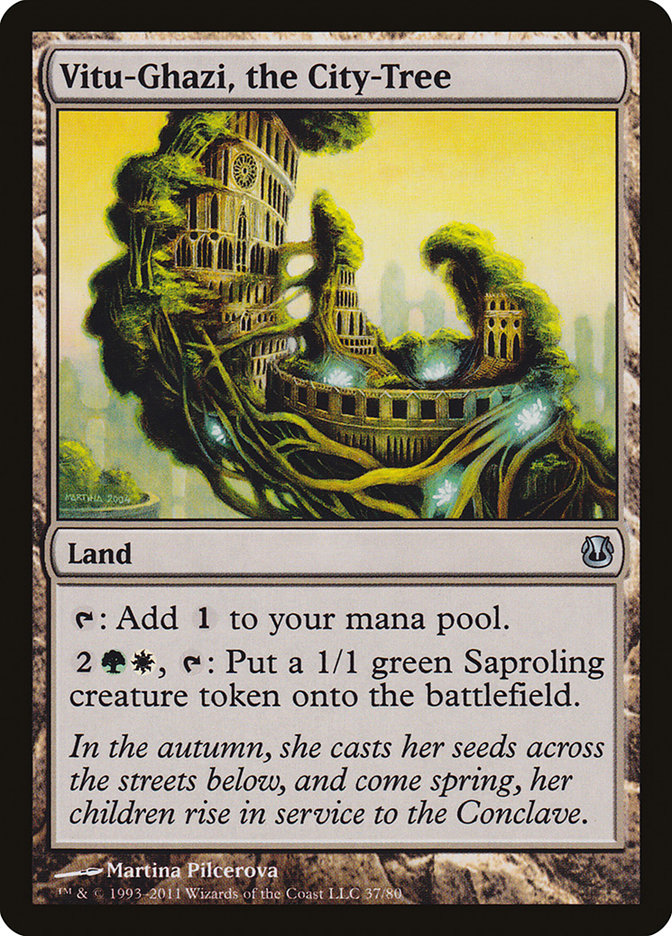 Vitu-Ghazi, the City-Tree [Duel Decks: Ajani vs. Nicol Bolas] MTG Single Magic: The Gathering | Red Claw Gaming