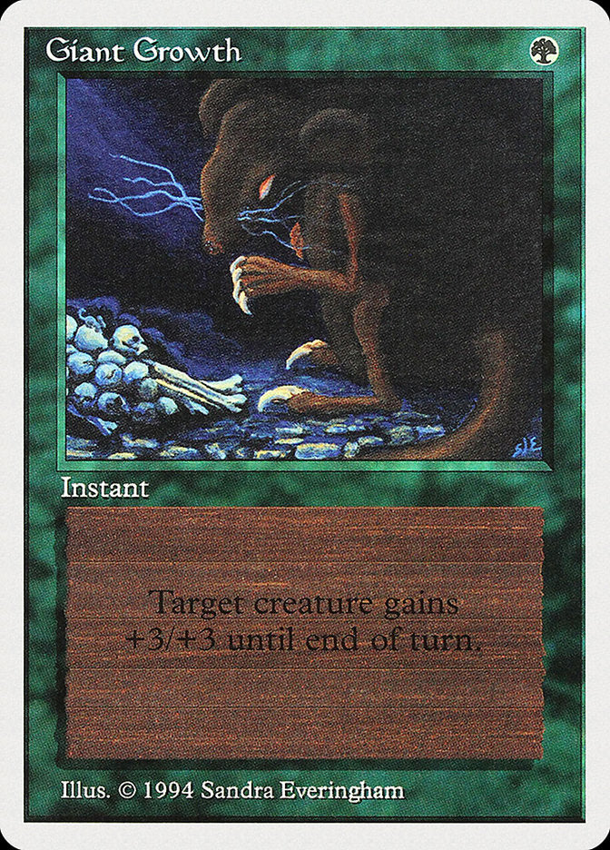Giant Growth [Summer Magic / Edgar] MTG Single Magic: The Gathering | Red Claw Gaming