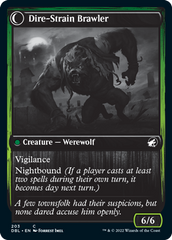 Tireless Hauler // Dire-Strain Brawler [Innistrad: Double Feature] MTG Single Magic: The Gathering | Red Claw Gaming