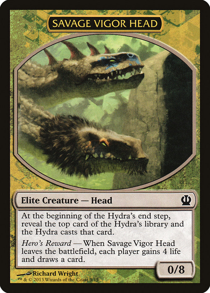 Savage Vigor Head [Theros Face the Hydra] MTG Single Magic: The Gathering | Red Claw Gaming