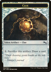 Clue // Clue Double-Sided Token [Unstable Tokens] MTG Single Magic: The Gathering | Red Claw Gaming