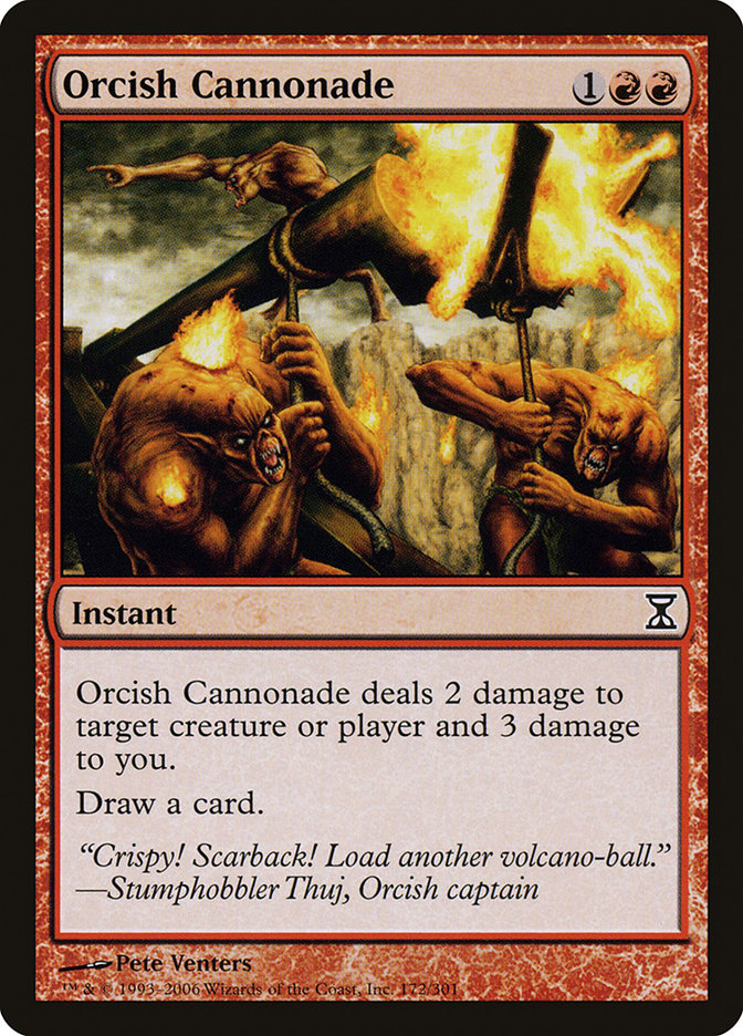 Orcish Cannonade [Time Spiral] MTG Single Magic: The Gathering | Red Claw Gaming