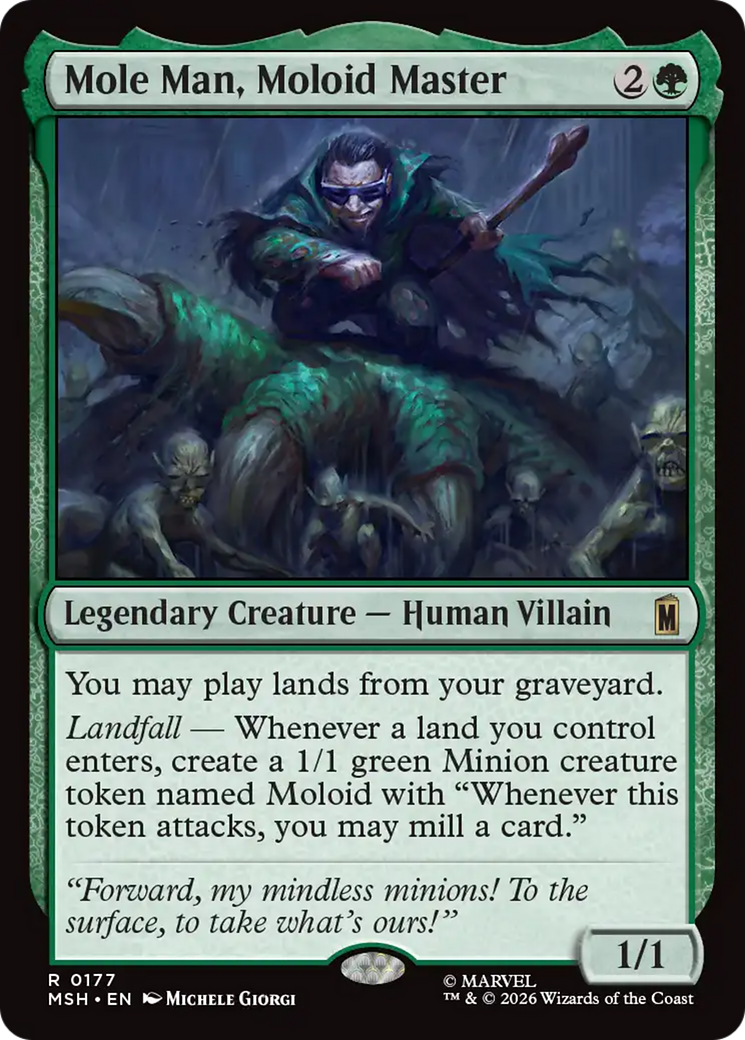 Mole Man, Moloid Master [Marvel Super Heroes] MTG Single Magic: The Gathering | Red Claw Gaming