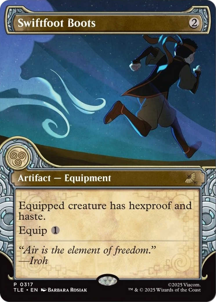 Swiftfoot Boots (Showcase) [Avatar: The Last Airbender: Eternal-Legal] MTG Single Magic: The Gathering | Red Claw Gaming