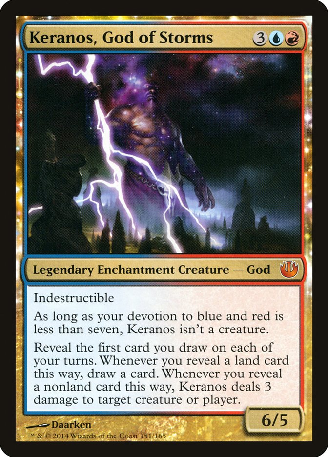 Keranos, God of Storms [Journey into Nyx] MTG Single Magic: The Gathering | Red Claw Gaming