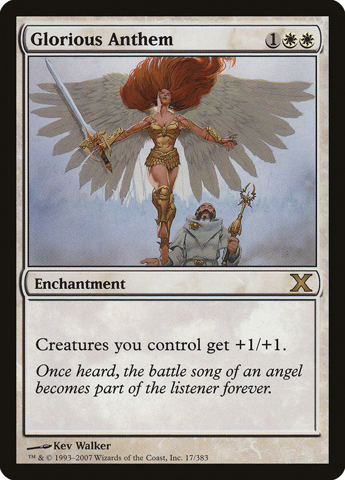 Glorious Anthem [Tenth Edition] MTG Single Magic: The Gathering | Red Claw Gaming