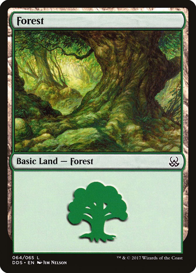 Forest (64) [Duel Decks: Mind vs. Might] MTG Single Magic: The Gathering | Red Claw Gaming