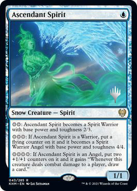 Ascendant Spirit (Promo Pack) [Kaldheim Promos] MTG Single Magic: The Gathering | Red Claw Gaming