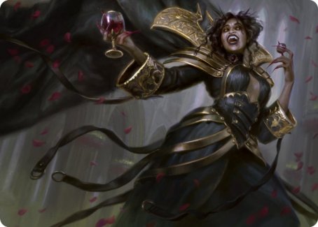 Bloodcrazed Socialite Art Card [Innistrad: Crimson Vow Art Series] MTG Single Magic: The Gathering | Red Claw Gaming