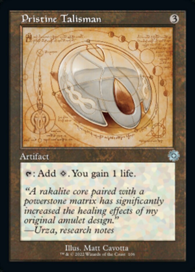 Pristine Talisman (Retro Schematic) [The Brothers' War Retro Artifacts] MTG Single Magic: The Gathering | Red Claw Gaming