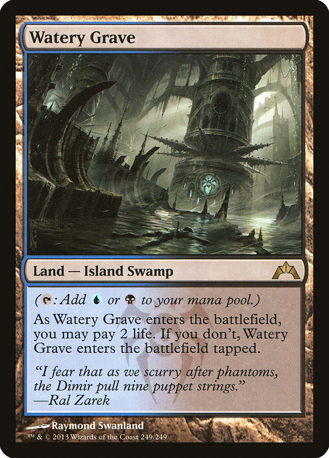 Watery Grave [Gatecrash] MTG Single Magic: The Gathering | Red Claw Gaming