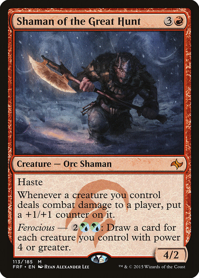 Shaman of the Great Hunt [Fate Reforged] MTG Single Magic: The Gathering | Red Claw Gaming